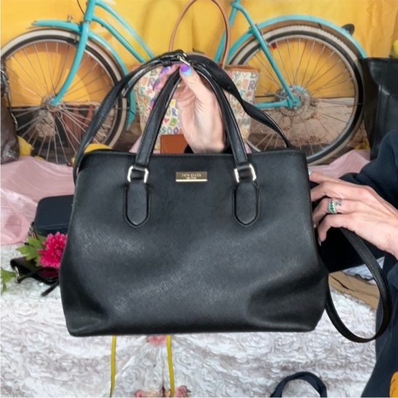 Kate Spade Black Satchel with Structured Design - Picture 8 of 8